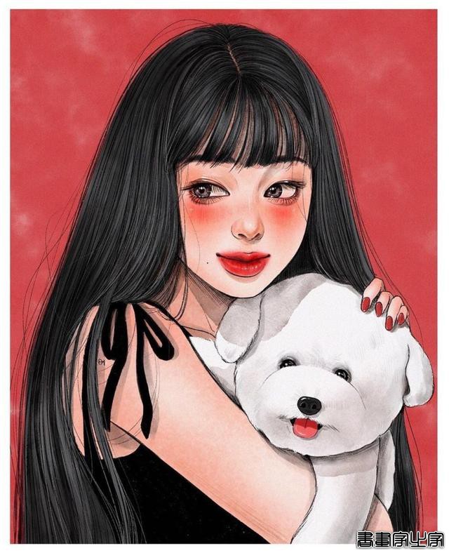 风情万种的女孩——插画师dahye.kkk少女插画作品（图）-10.jpg