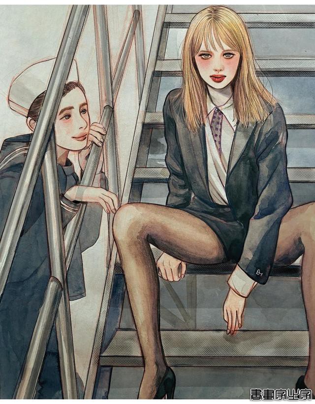 风情万种的女孩——插画师dahye.kkk少女插画作品（图）-15.jpg