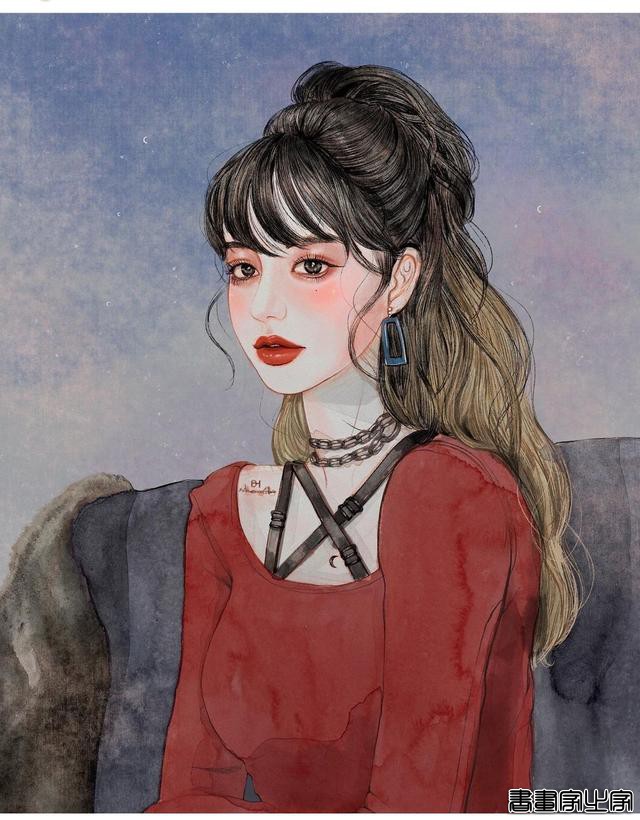 风情万种的女孩——插画师dahye.kkk少女插画作品（图）-16.jpg