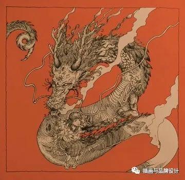 插画丨日式和风派幻想主义，用鲜艳的色彩演绎炸裂的鬼怪奇幻之旅-6.jpg