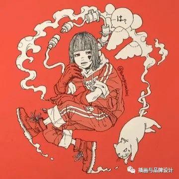 插画丨日式和风派幻想主义，用鲜艳的色彩演绎炸裂的鬼怪奇幻之旅-27.jpg