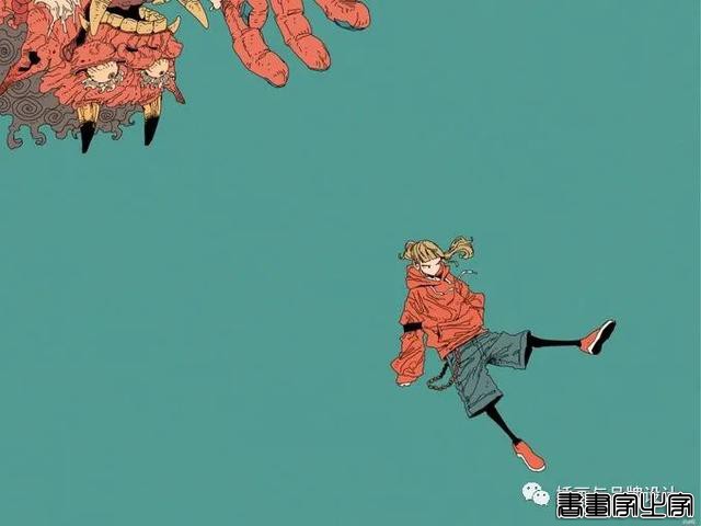 插画丨日式和风派幻想主义，用鲜艳的色彩演绎炸裂的鬼怪奇幻之旅-48.jpg