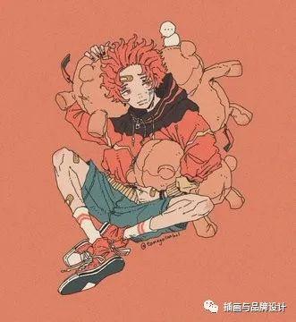 插画丨日式和风派幻想主义，用鲜艳的色彩演绎炸裂的鬼怪奇幻之旅-55.jpg