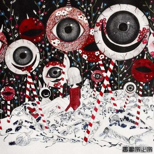 手绘丨集可爱、奇幻、惊悚于一身的童话风插画，超级治愈-4.jpg