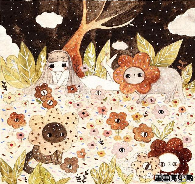 手绘丨集可爱、奇幻、惊悚于一身的童话风插画，超级治愈-9.jpg