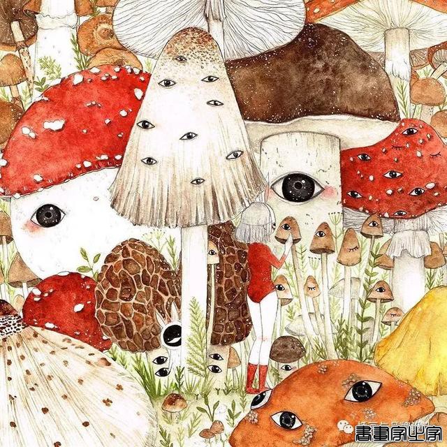 手绘丨集可爱、奇幻、惊悚于一身的童话风插画，超级治愈-8.jpg