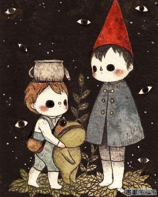 手绘丨集可爱、奇幻、惊悚于一身的童话风插画，超级治愈-18.jpg