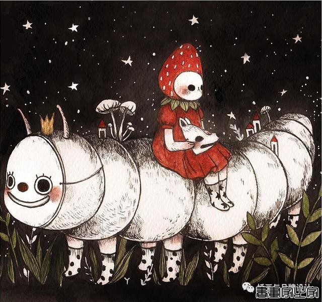 手绘丨集可爱、奇幻、惊悚于一身的童话风插画，超级治愈-16.jpg