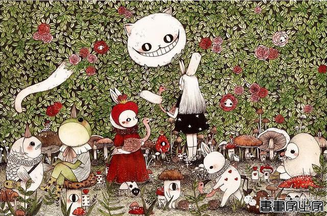 手绘丨集可爱、奇幻、惊悚于一身的童话风插画，超级治愈-20.jpg