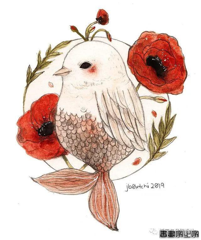手绘丨集可爱、奇幻、惊悚于一身的童话风插画，超级治愈-23.jpg