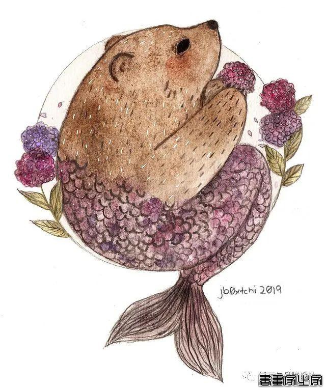 手绘丨集可爱、奇幻、惊悚于一身的童话风插画，超级治愈-24.jpg