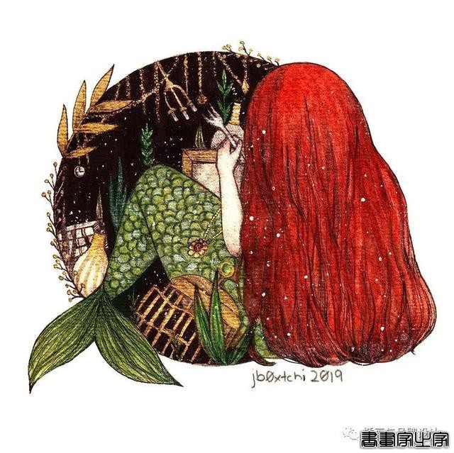 手绘丨集可爱、奇幻、惊悚于一身的童话风插画，超级治愈-35.jpg