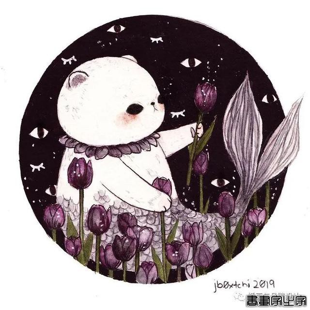 手绘丨集可爱、奇幻、惊悚于一身的童话风插画，超级治愈-36.jpg