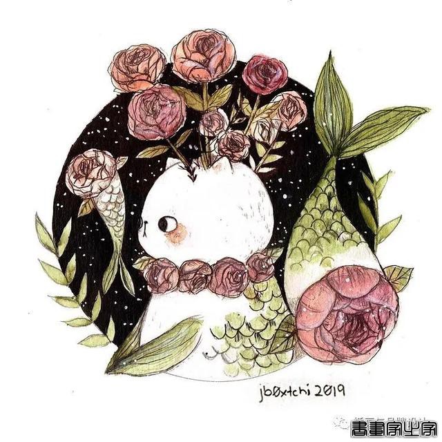 手绘丨集可爱、奇幻、惊悚于一身的童话风插画，超级治愈-37.jpg