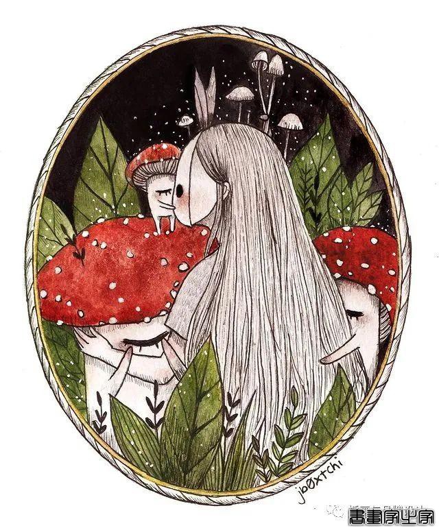 手绘丨集可爱、奇幻、惊悚于一身的童话风插画，超级治愈-41.jpg