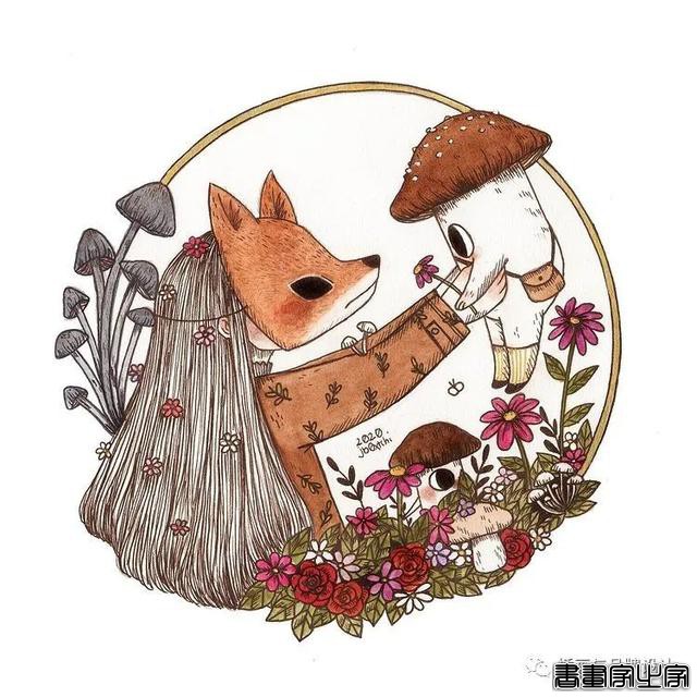 手绘丨集可爱、奇幻、惊悚于一身的童话风插画，超级治愈-45.jpg