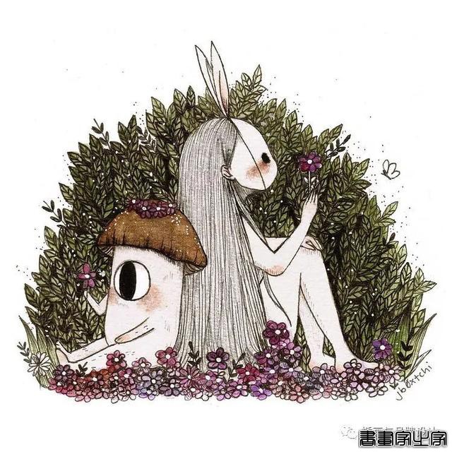 手绘丨集可爱、奇幻、惊悚于一身的童话风插画，超级治愈-48.jpg