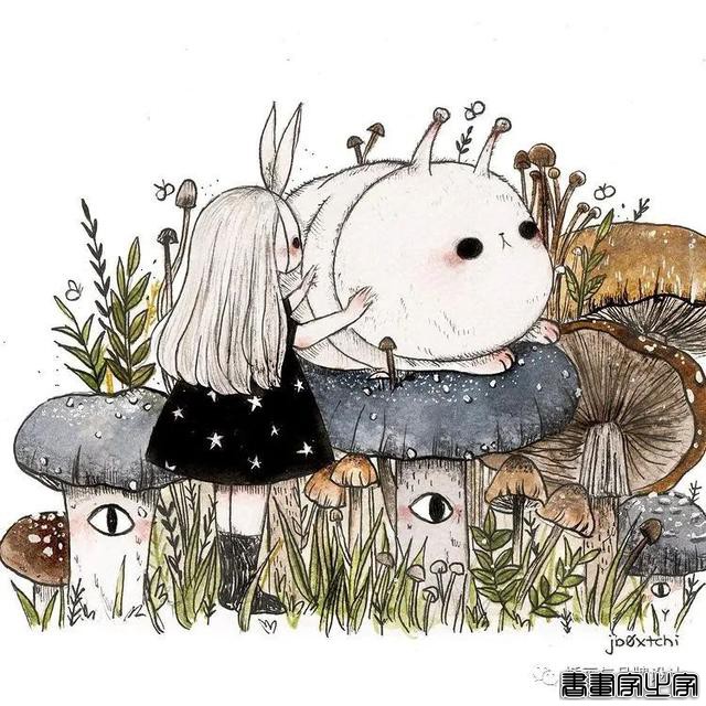 手绘丨集可爱、奇幻、惊悚于一身的童话风插画，超级治愈-47.jpg