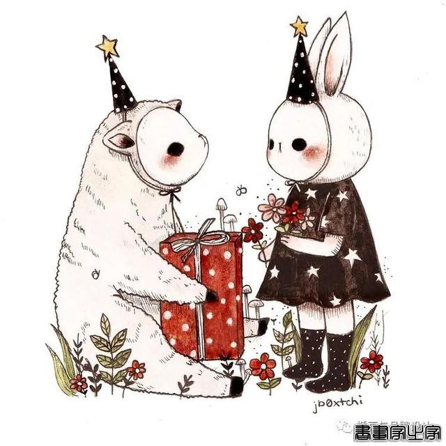 手绘丨集可爱、奇幻、惊悚于一身的童话风插画，超级治愈-50.jpg