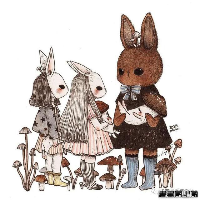 手绘丨集可爱、奇幻、惊悚于一身的童话风插画，超级治愈-65.jpg