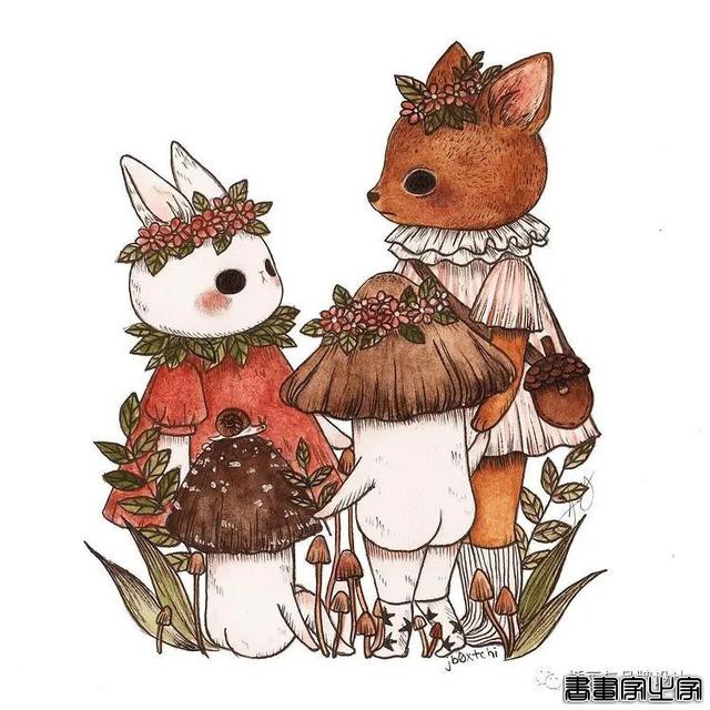 手绘丨集可爱、奇幻、惊悚于一身的童话风插画，超级治愈-67.jpg