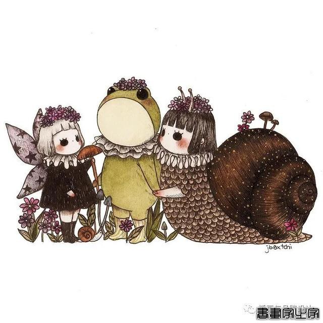 手绘丨集可爱、奇幻、惊悚于一身的童话风插画，超级治愈-68.jpg