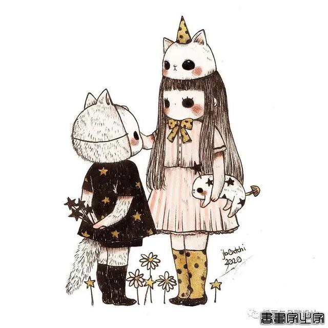 手绘丨集可爱、奇幻、惊悚于一身的童话风插画，超级治愈-70.jpg