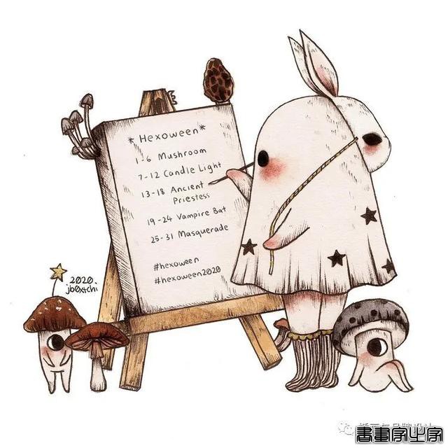 手绘丨集可爱、奇幻、惊悚于一身的童话风插画，超级治愈-72.jpg