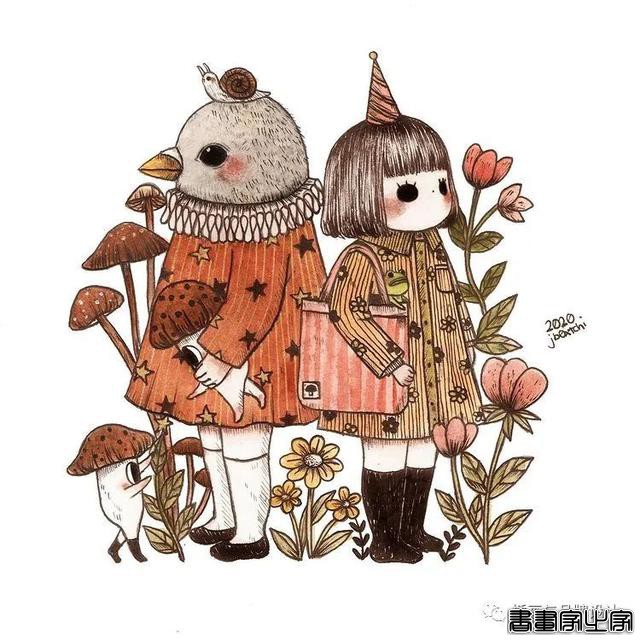 手绘丨集可爱、奇幻、惊悚于一身的童话风插画，超级治愈-74.jpg