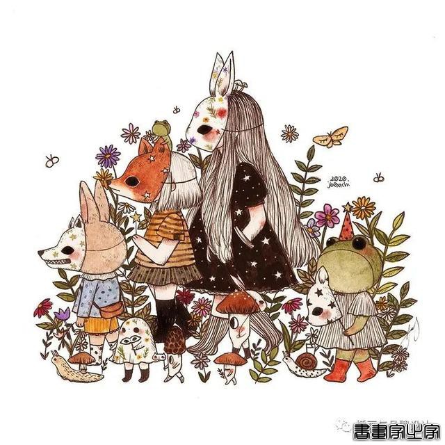 手绘丨集可爱、奇幻、惊悚于一身的童话风插画，超级治愈-77.jpg