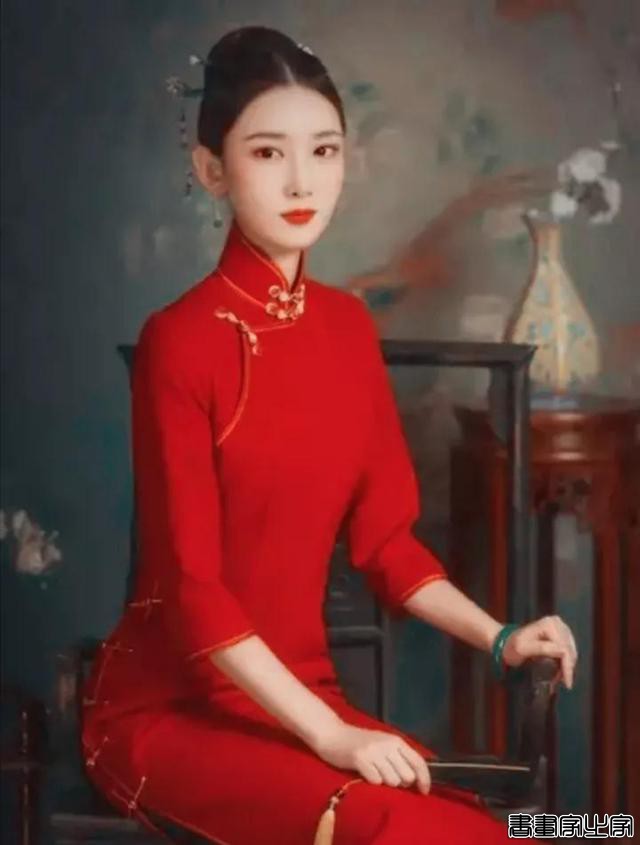 当代国画家徐鹤照片民国风情插画集锦-7.jpg