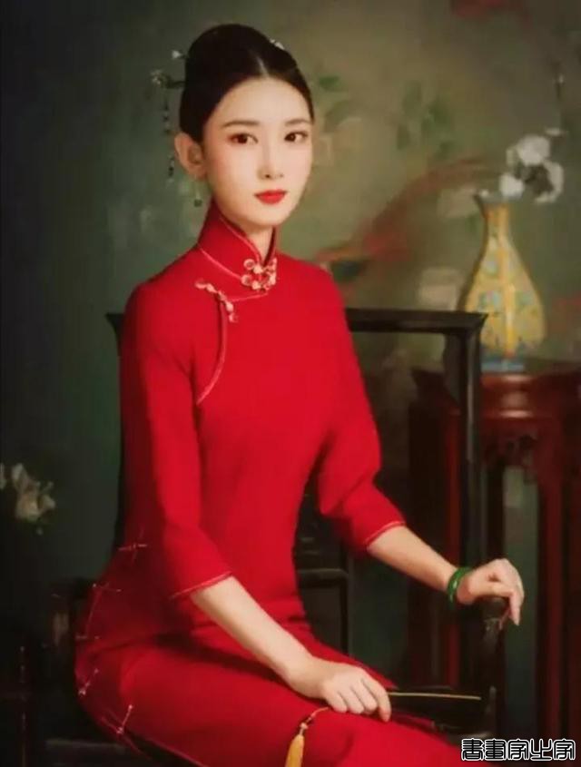 当代国画家徐鹤照片民国风情插画集锦-10.jpg