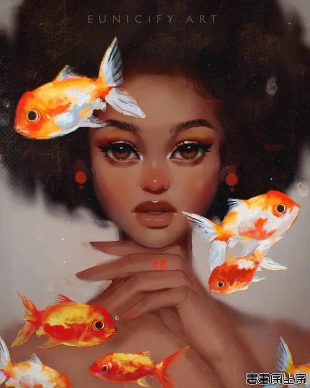 自由自信的女孩，来自插画师Eunice Adeyi-5.jpg