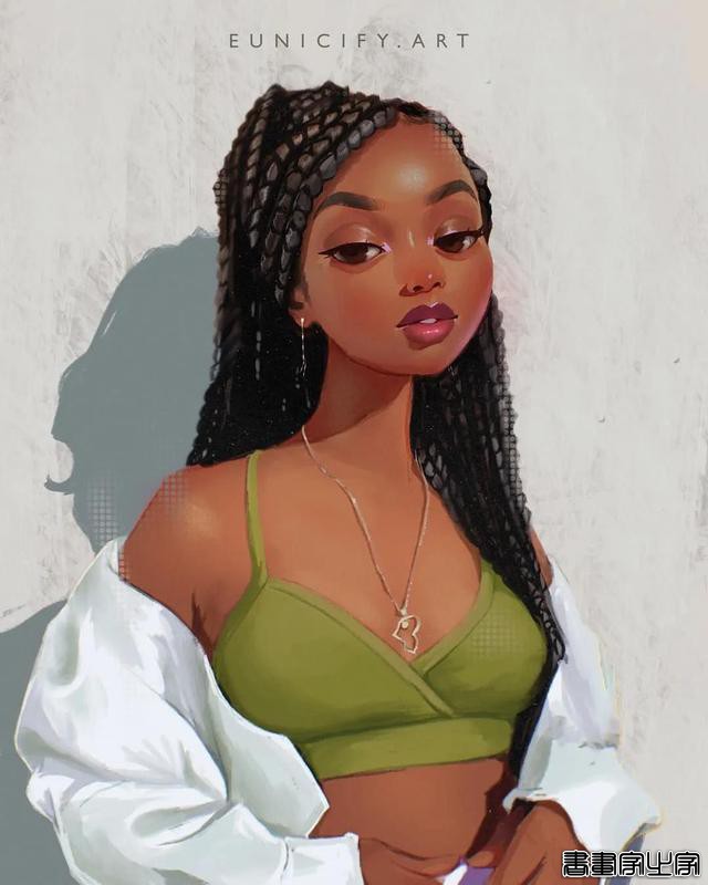 自由自信的女孩，来自插画师Eunice Adeyi-6.jpg