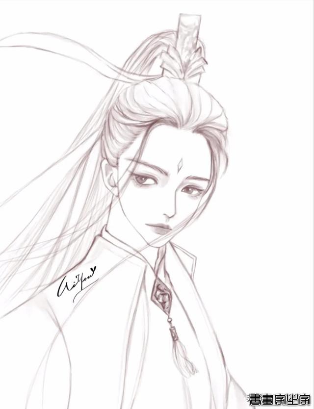 插画｜附线稿｜陪你直到世界的尽头昼夜-6.jpg