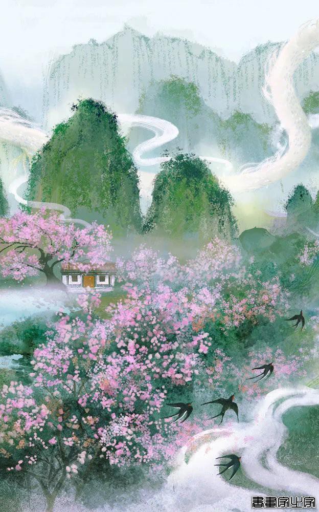 感受一组清新飘逸的古风画，来自插画师@RedMatcha-6.jpg