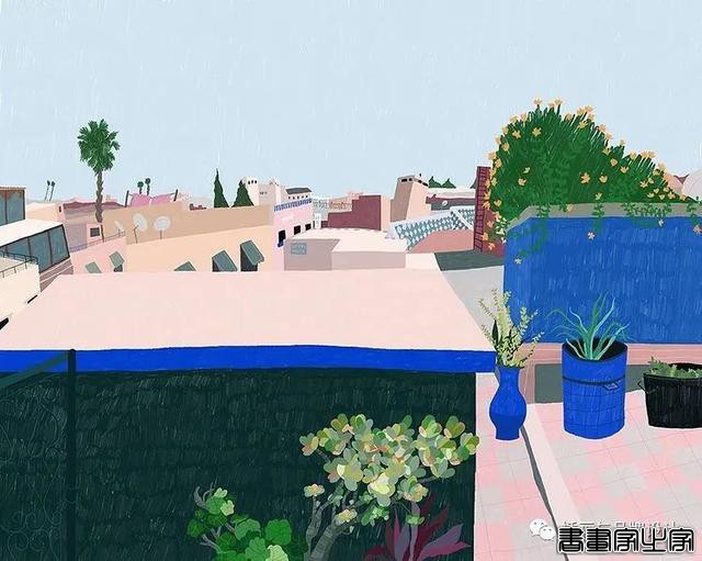 手绘丨酷爱旅行的伦敦插画师，用简单线条和舒服的色彩，带给人温暖治愈的感觉-5.jpg