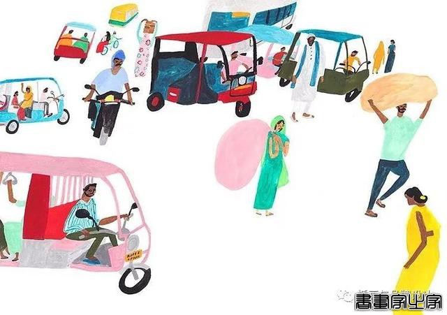 手绘丨酷爱旅行的伦敦插画师，用简单线条和舒服的色彩，带给人温暖治愈的感觉-43.jpg