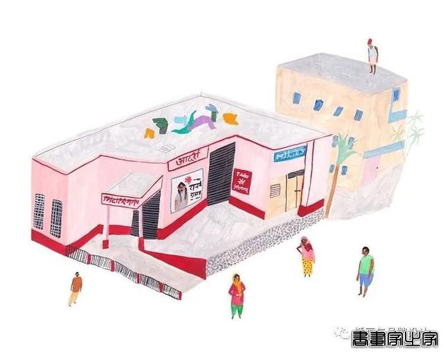 手绘丨酷爱旅行的伦敦插画师，用简单线条和舒服的色彩，带给人温暖治愈的感觉-42.jpg