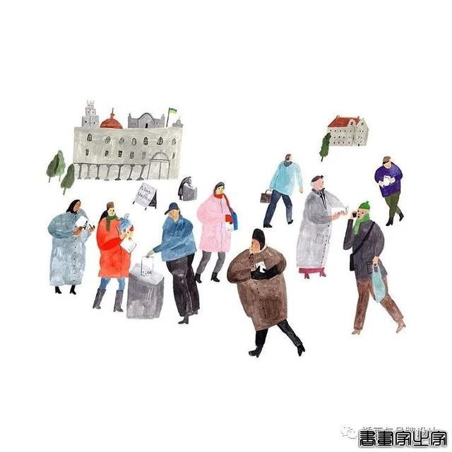 手绘丨酷爱旅行的伦敦插画师，用简单线条和舒服的色彩，带给人温暖治愈的感觉-60.jpg