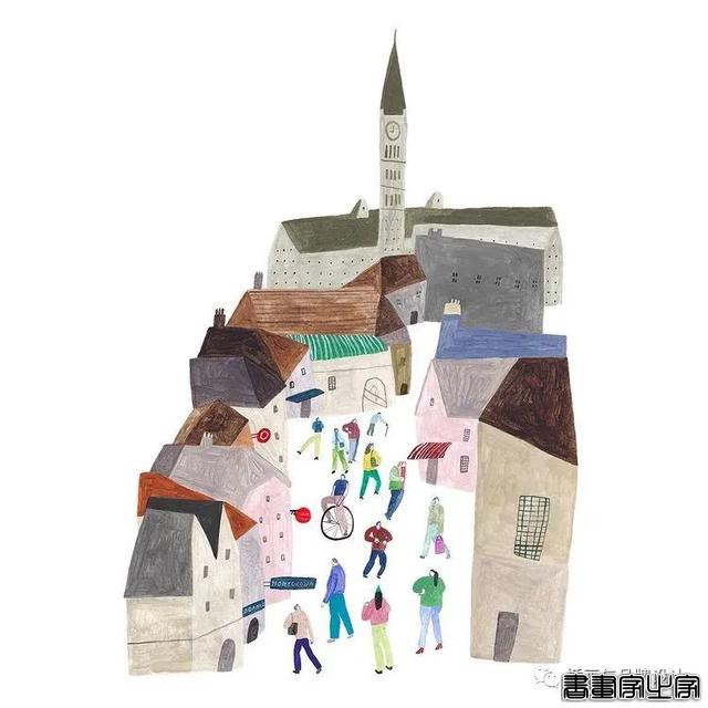 手绘丨酷爱旅行的伦敦插画师，用简单线条和舒服的色彩，带给人温暖治愈的感觉-61.jpg