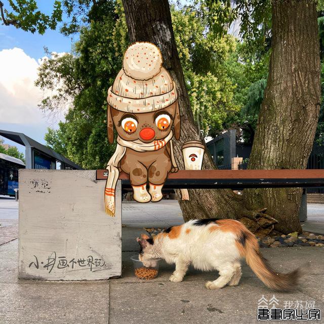 又可爱又温暖！这个80后插画师依托城市街景创作治愈系插画-6.jpg