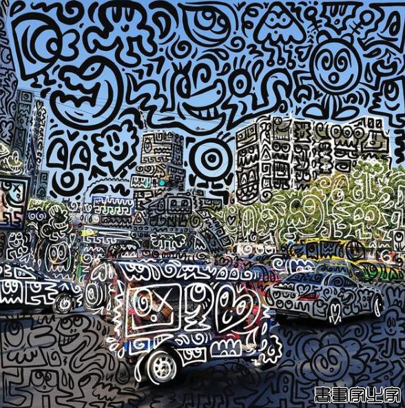 插画丨Mr Doodle：不放过任何空白的涂鸦天才-23.jpg