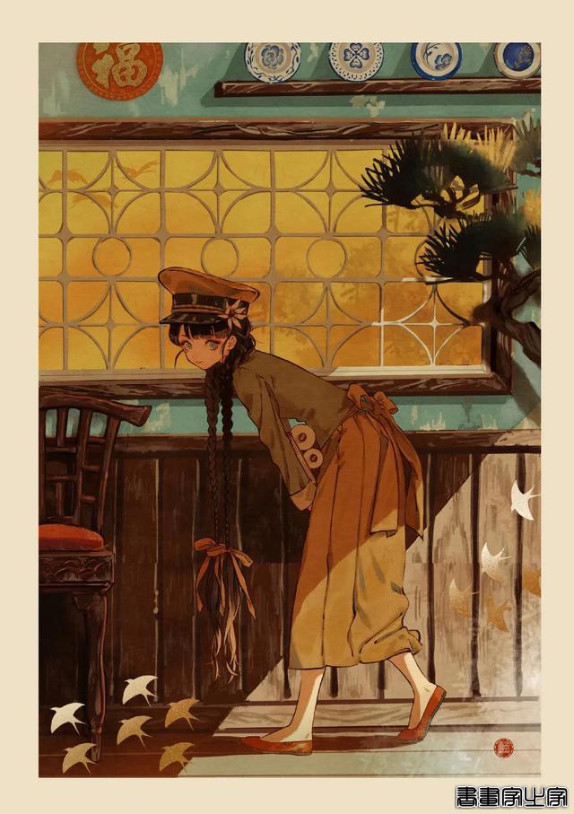 插画师｜壺也ティアさ/漫系，可爱甜美，浮世绘暗色调｜插画分享-6.jpg