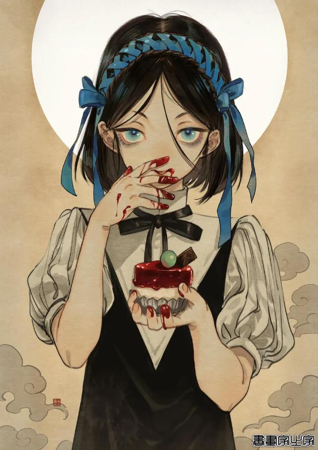 插画师｜壺也ティアさ/漫系，可爱甜美，浮世绘暗色调｜插画分享-10.jpg