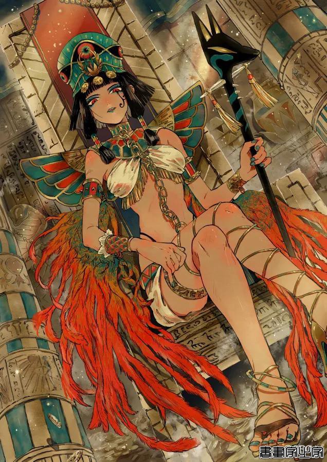 插画师｜壺也ティアさ/漫系，可爱甜美，浮世绘暗色调｜插画分享-9.jpg