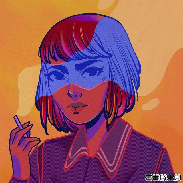 复古霓虹风！动漫人物插画Charringo ? ???-5.jpg