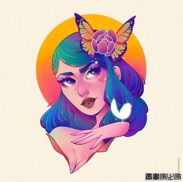 复古霓虹风！动漫人物插画Charringo ? ???-6.jpg