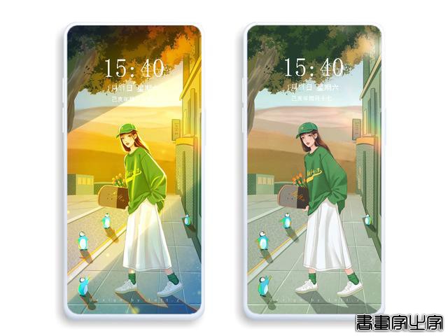 仙气飘飘的光影插画壁纸（二），美哭了-4.jpg