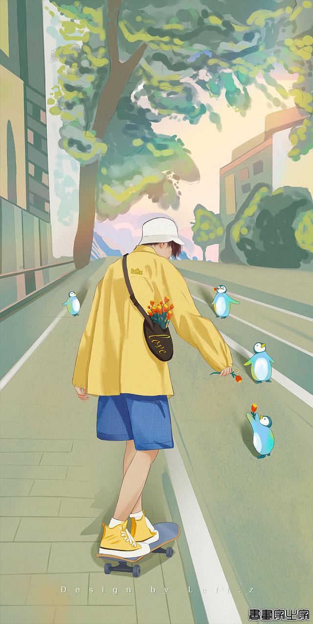 仙气飘飘的光影插画壁纸（二），美哭了-14.jpg